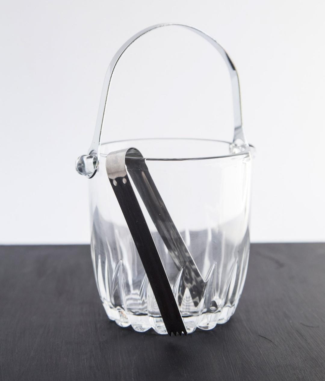 2pc Hard Glass ice bucket