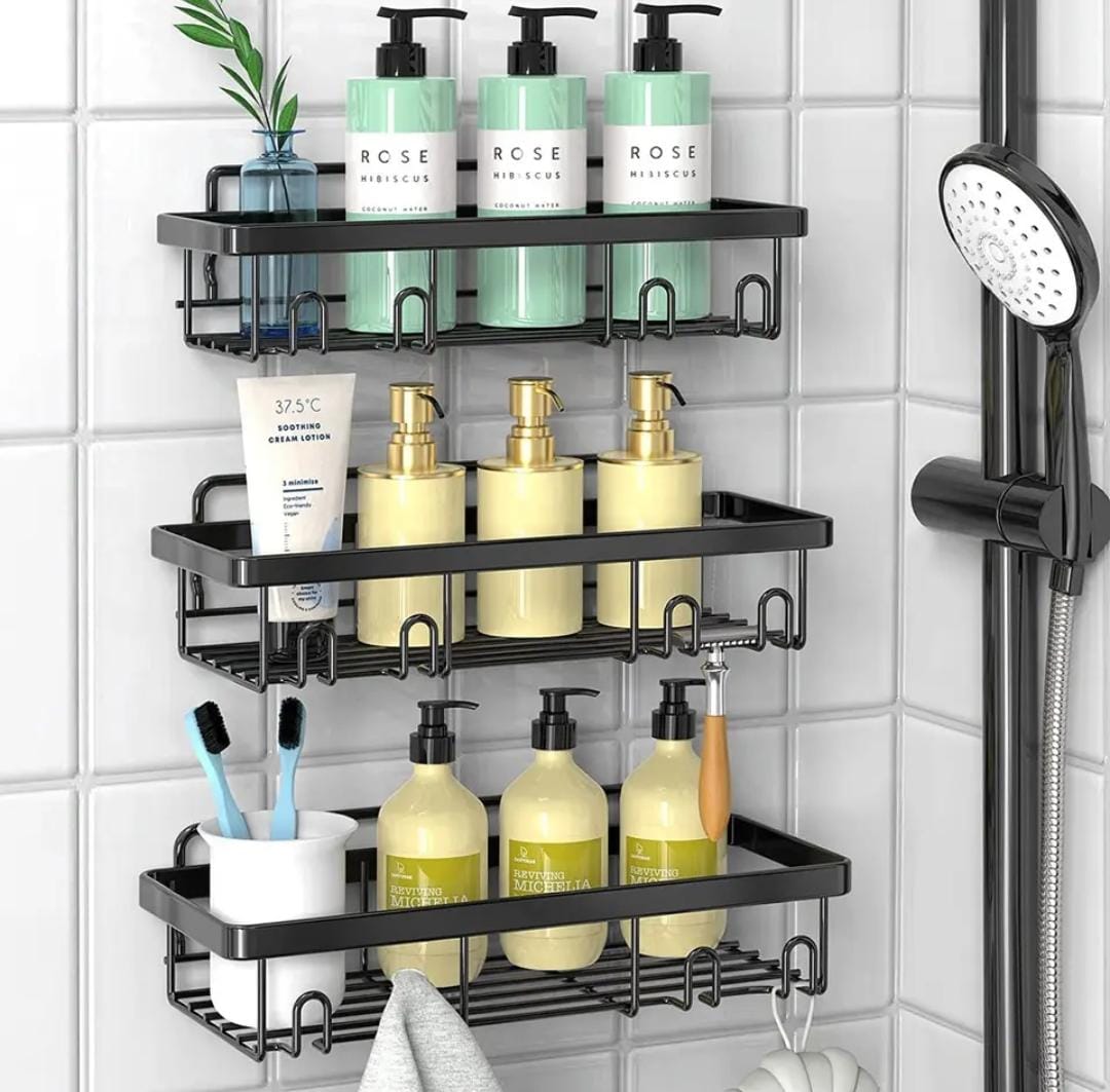 6pcs set Shower caddy shelf/Bathroom organizer