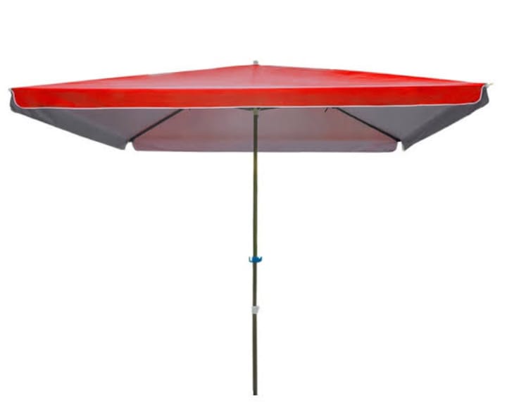 Large rectangular outdoor umbrellas