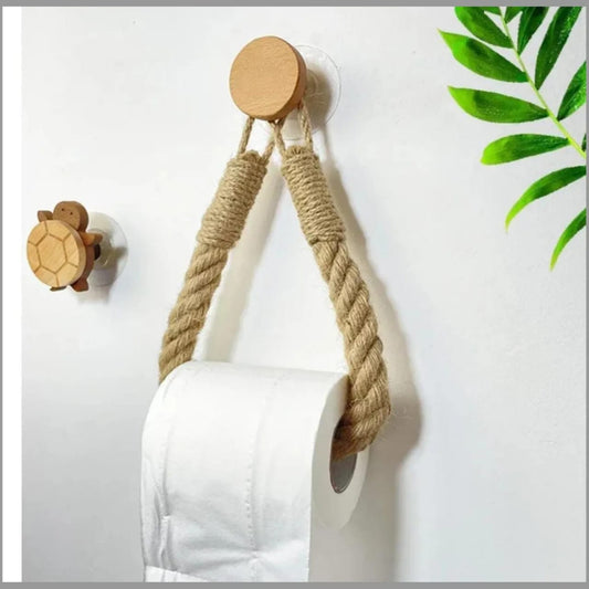 Artistic & creative Hemp Rope like Tissue/Hand towel holder