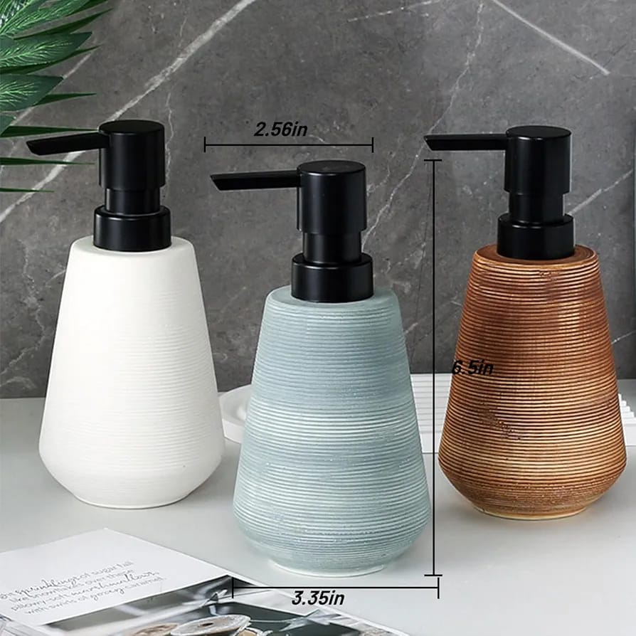 Ceramic soap dispenser