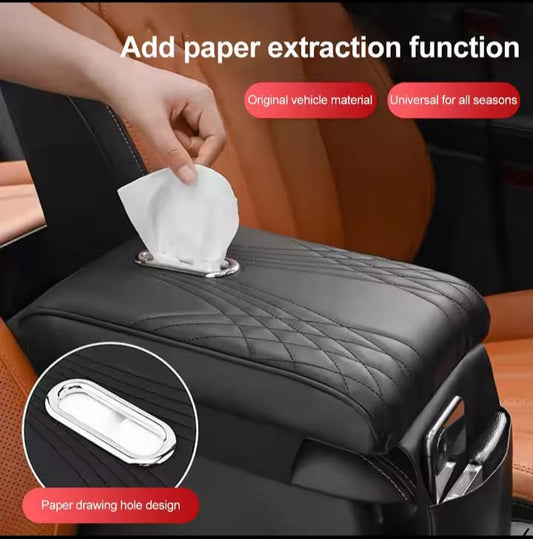 Quality leather car armrest