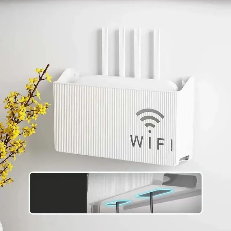 Wall mounted wireless WiFi router box/cover