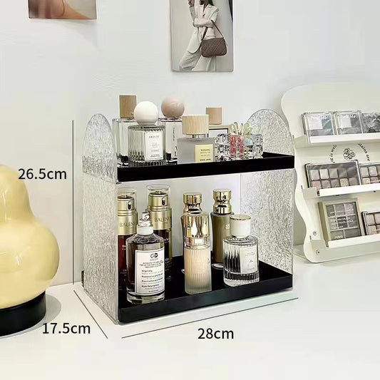 2tier acrylic storage rack