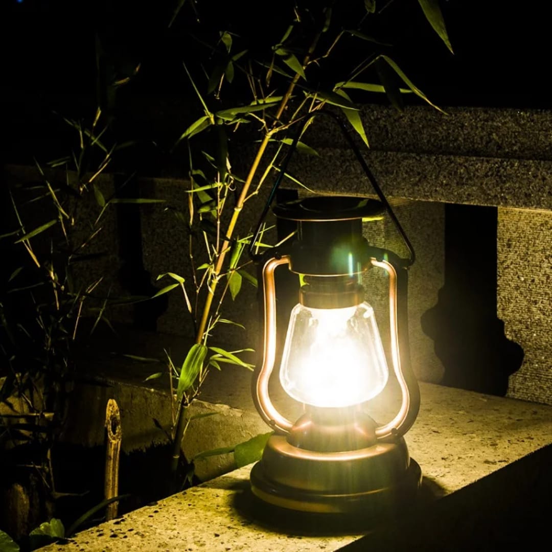 3 in 1 Solar/Rechargeable /Manual Lantern Lamp