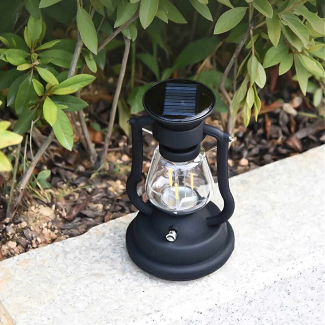 3 in 1 Solar/Rechargeable /Manual Lantern Lamp