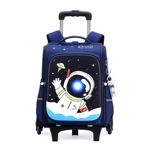 Cartoon themed Rolling Trolley school bag