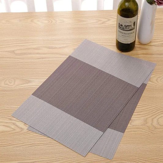 6pcs pvc  table mats