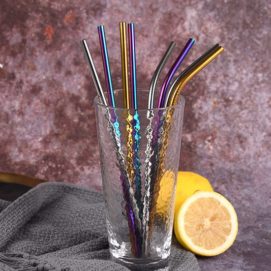 *100% FOOD GRADE STAINLESS STEEL REUSABLE STRAWS