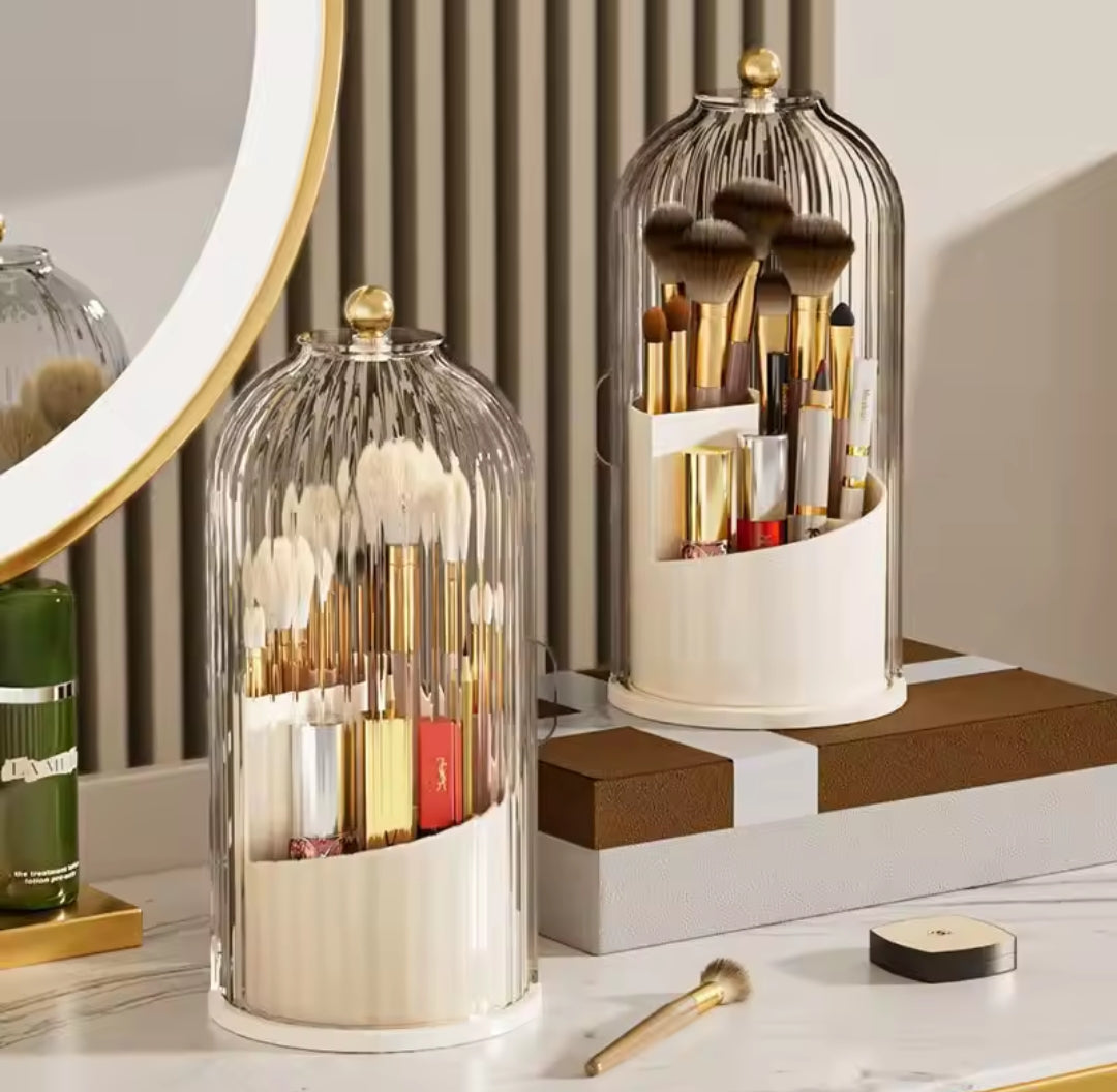 Rotating makeup storage / cosmetic box