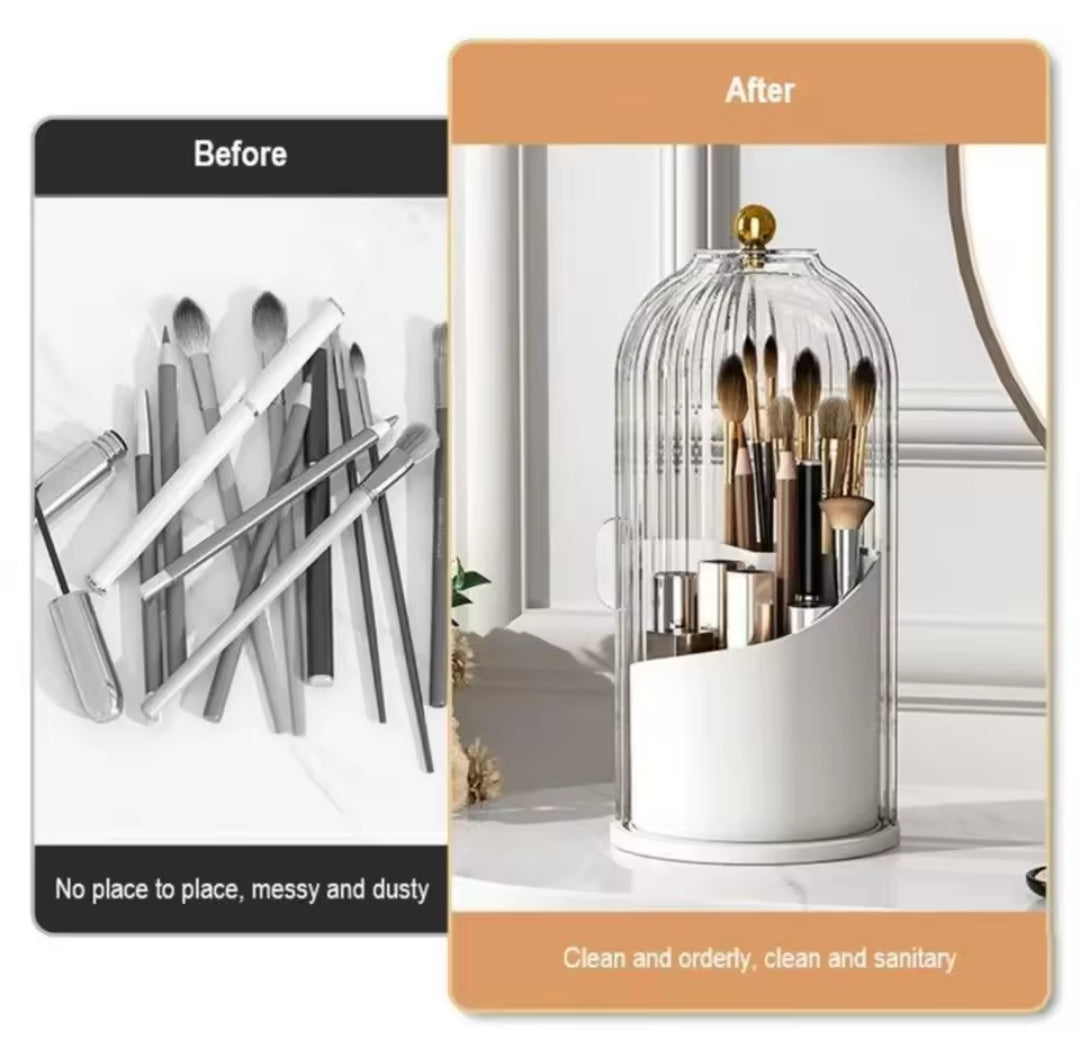 Rotating makeup storage / cosmetic box