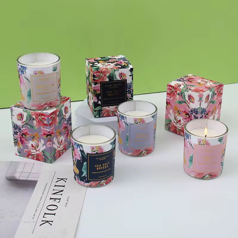 Botanical Scents Aromatherapy Scented Candles, Natural Lasting Fragrance, Smokeless, Stress Relief