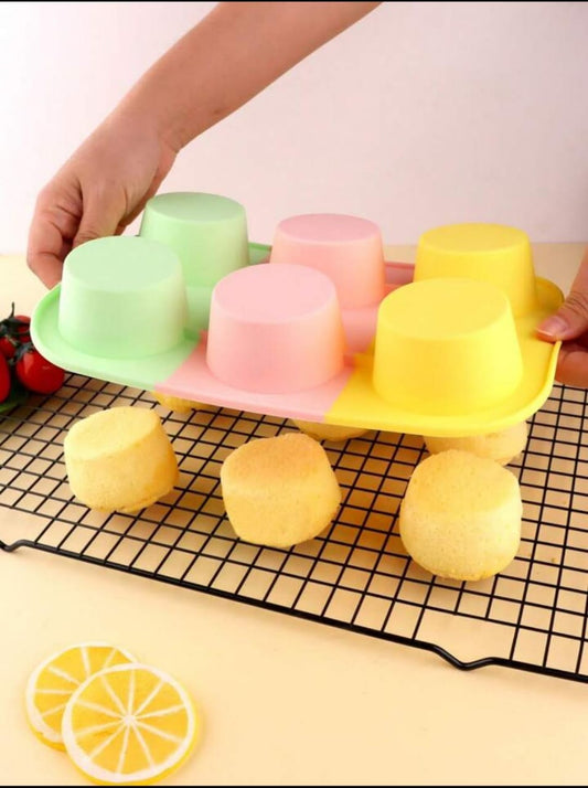6 holes cupcake tray