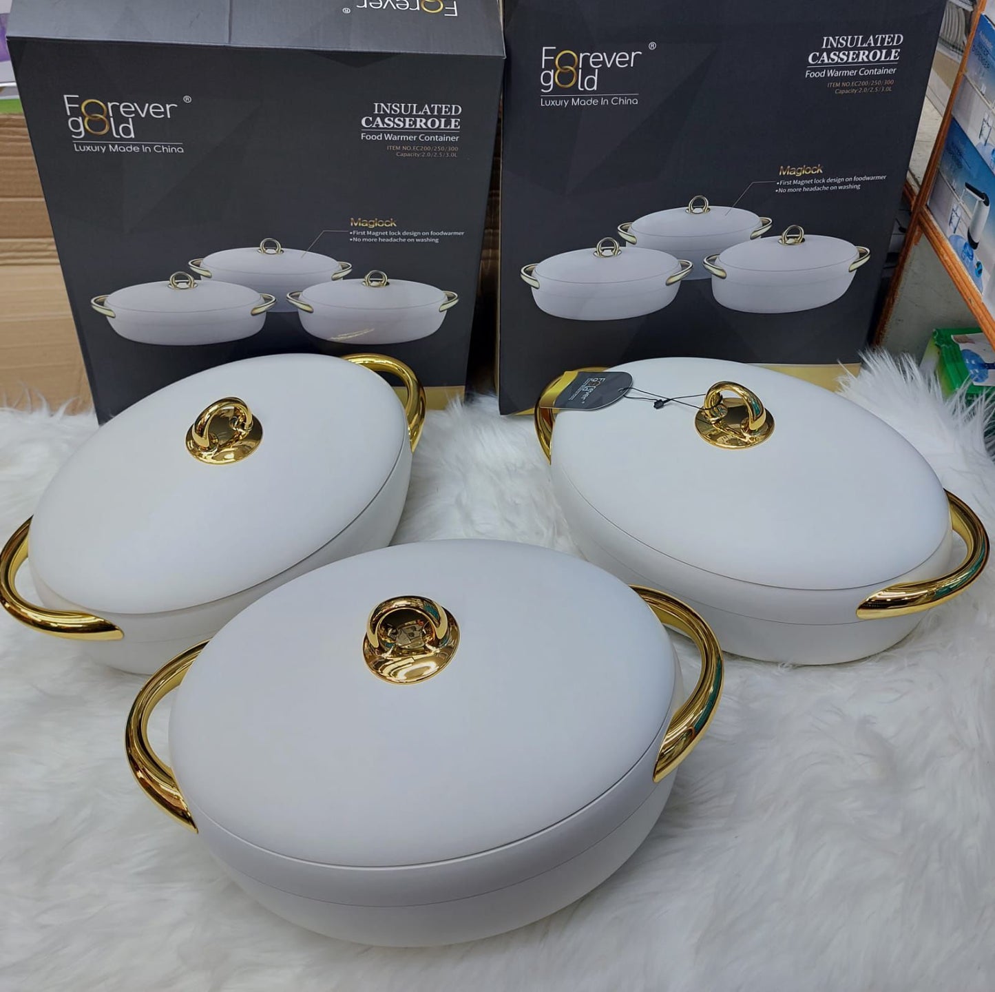 3pcs Insulated Casserole hot pot