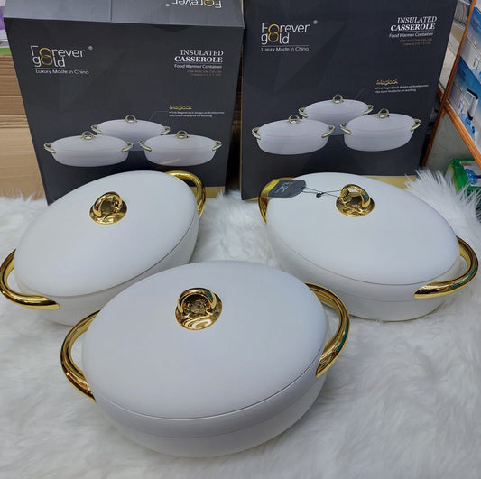 3pcs Insulated Casserole hot pot