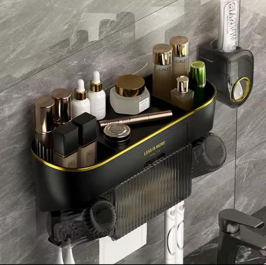Luxury multifunctional Toothbrush holder and squeezer