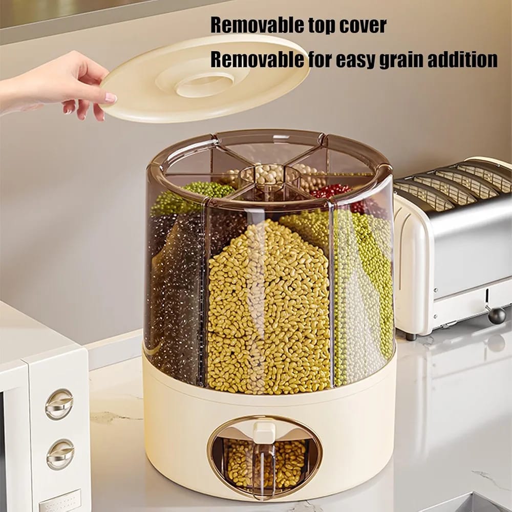 6compartment cereal dispenser