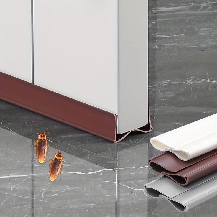 Silicone door strip