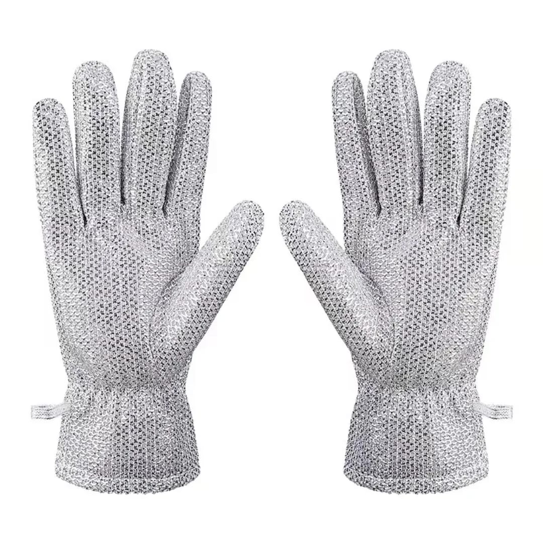 Scrubbing gloves