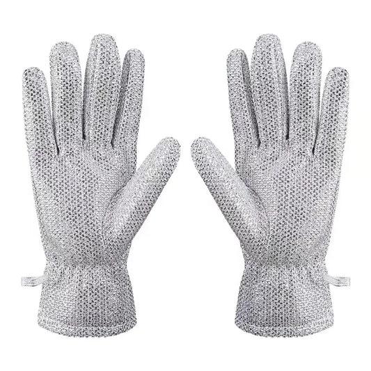 Scrubbing gloves