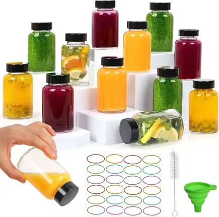 Ginger shot glass bottle
