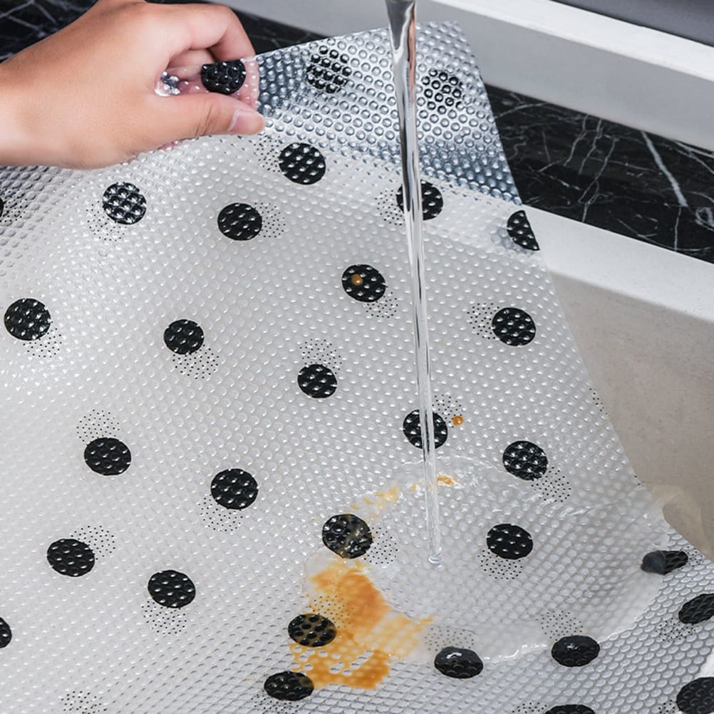 Polka dot waterproof drawer liner