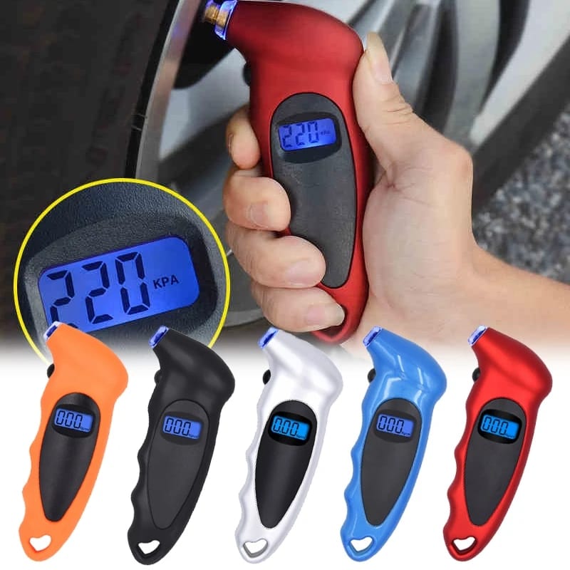 Digital tire pressure gauge