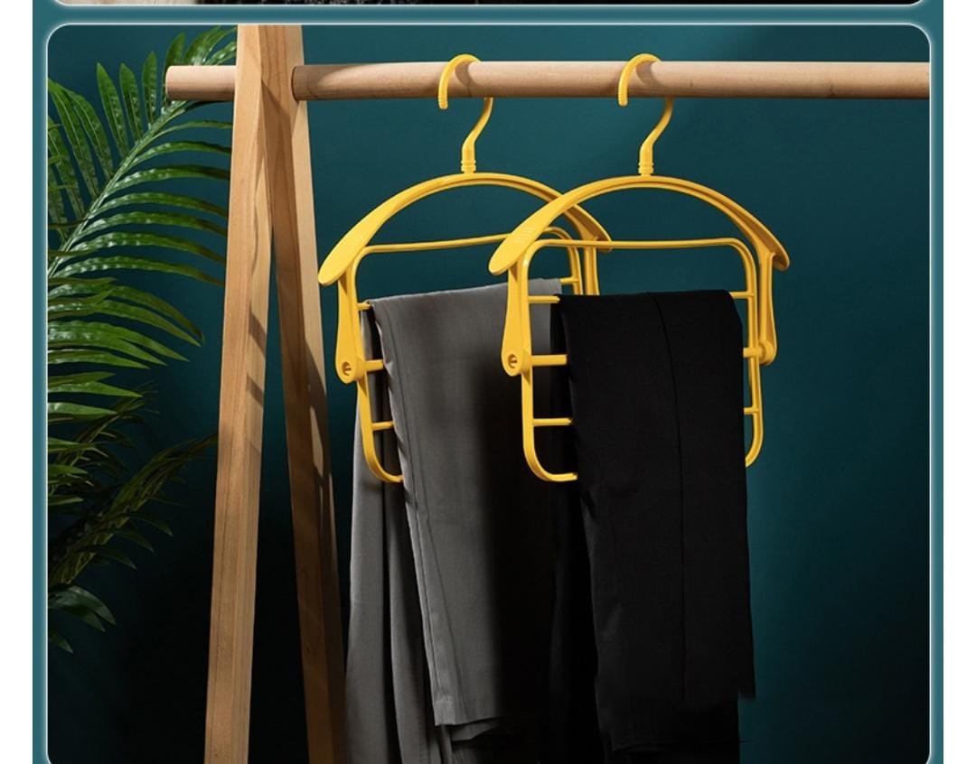✓ Easily rotating 360 degrees

✓Convertible

✓ Can be used for storage of clothes and drying shoes
✓Multiple slots to accommodate several clothes
✓Sold as half dozen (6 pcs)