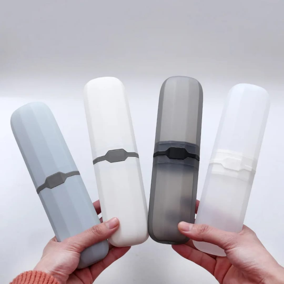 ➖These toothbrush cases are made of high-quality PP material, non-toxic and tasteless. 
➖It is compact, lightweight and portable. 
➖Ideal for traveling, hiking, camping use.