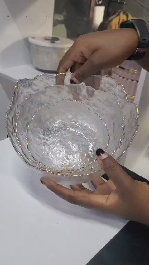 3pcs set salad/fruit bowl