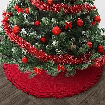 Knitted christmas skirt