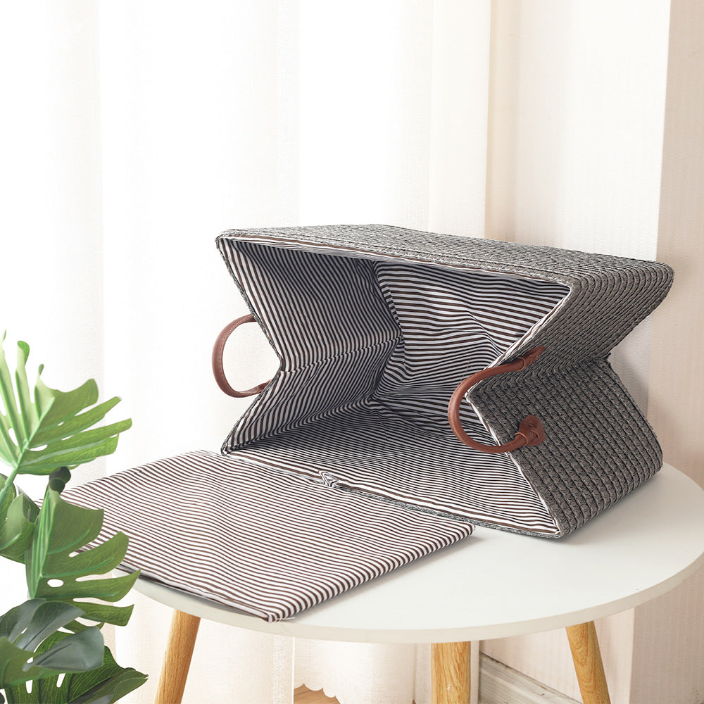 Handheld Woven Basket Organizer