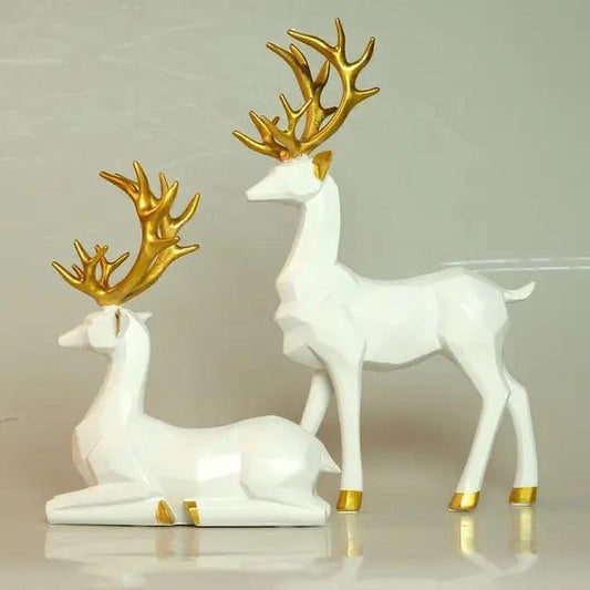 2pcs golden deers 

Available in Silver