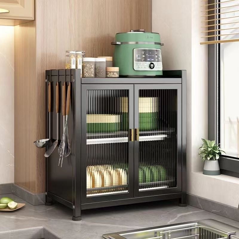Minimalist Kitchen Countertop dish rack with Drawers