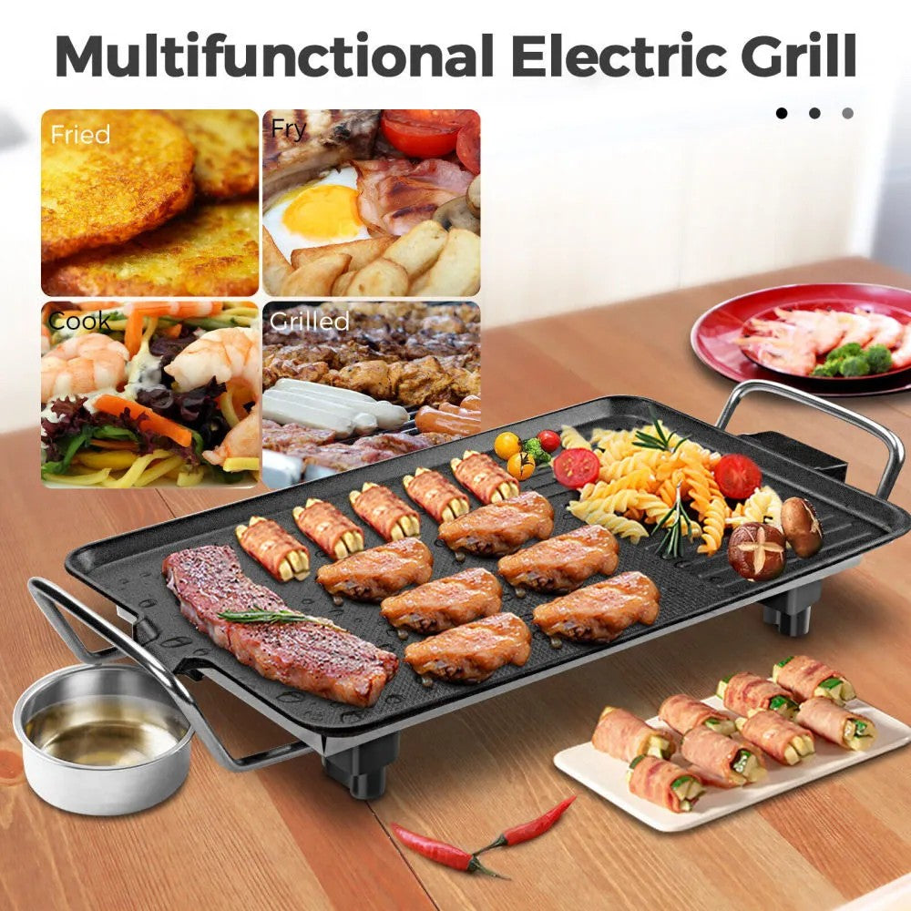 ELECTRIC BBQ GRILL PAN, Baking Grill Tray