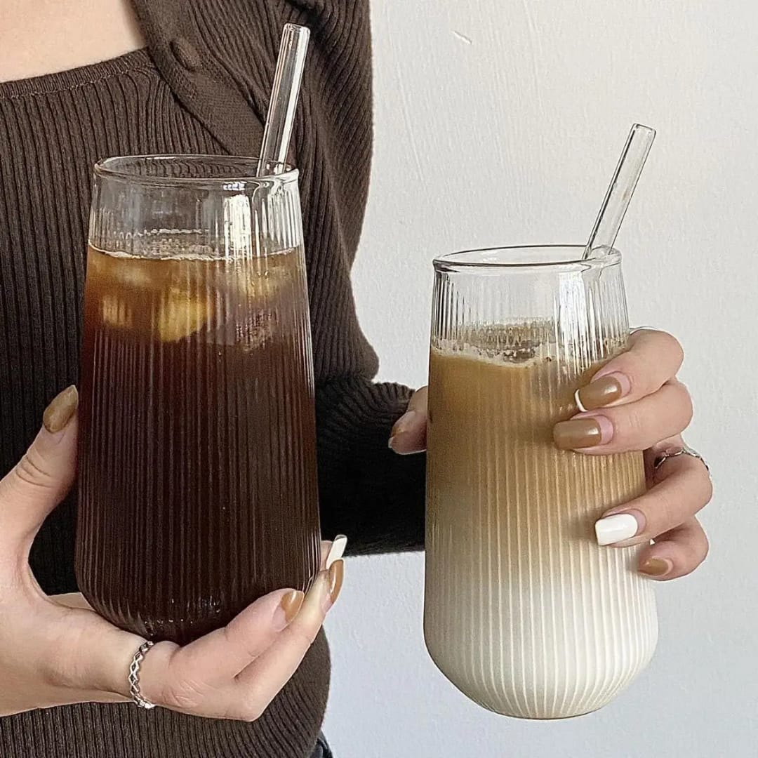 💚 Ribbed Highball Glass(500ml