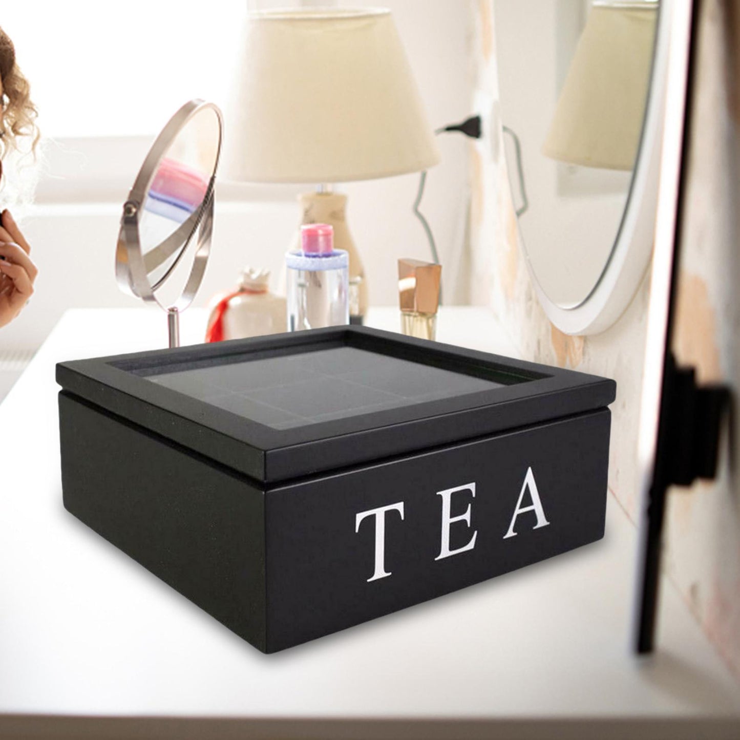 9 grid teabag organizer