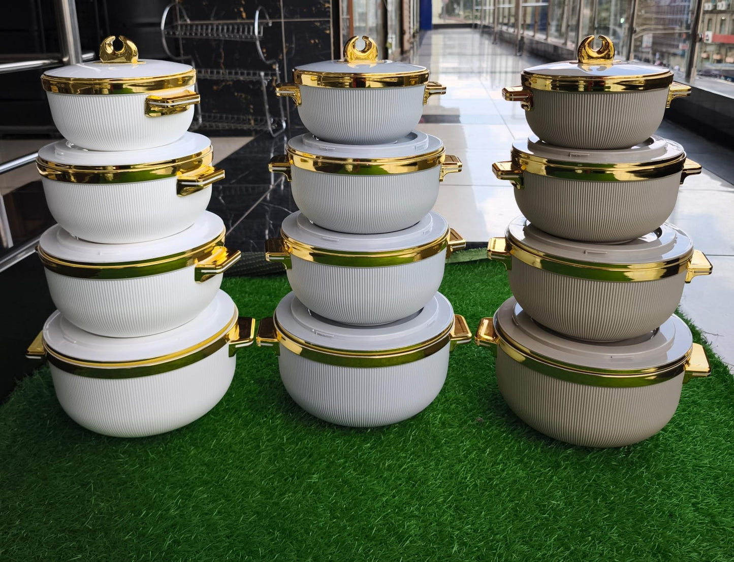 4pcs Luxurious Insulated Hotpot