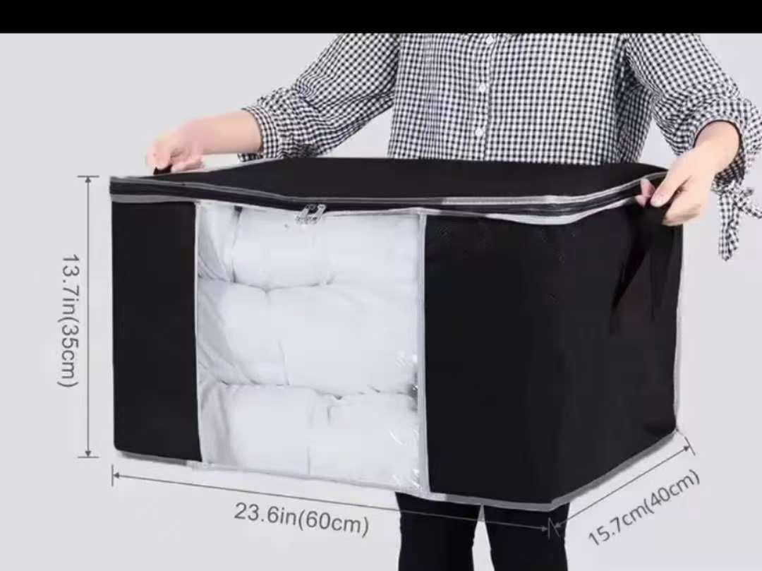 Canvas quilt /clothing storage organizer