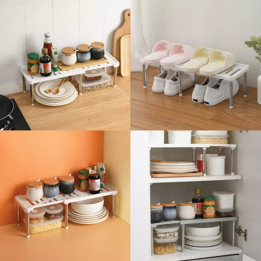 Stainless Steel Storage Shelf Shoe Rack Cabinet