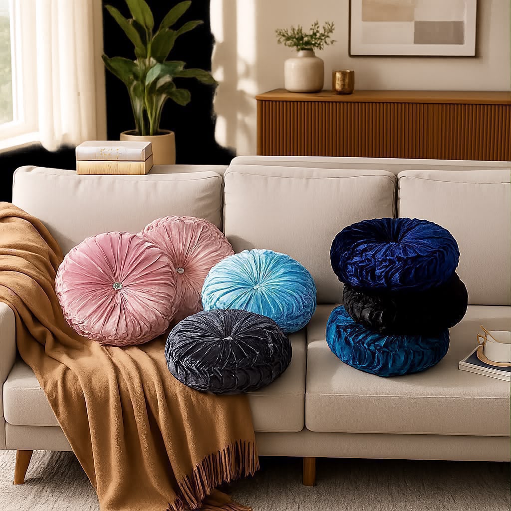 2pcs Big size European Round Pillow