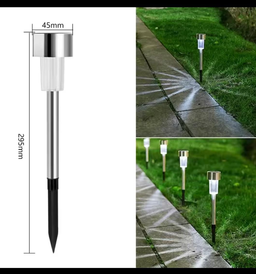 Waterproof Outdoor Solar Garden Pathway Lights – 10pcs