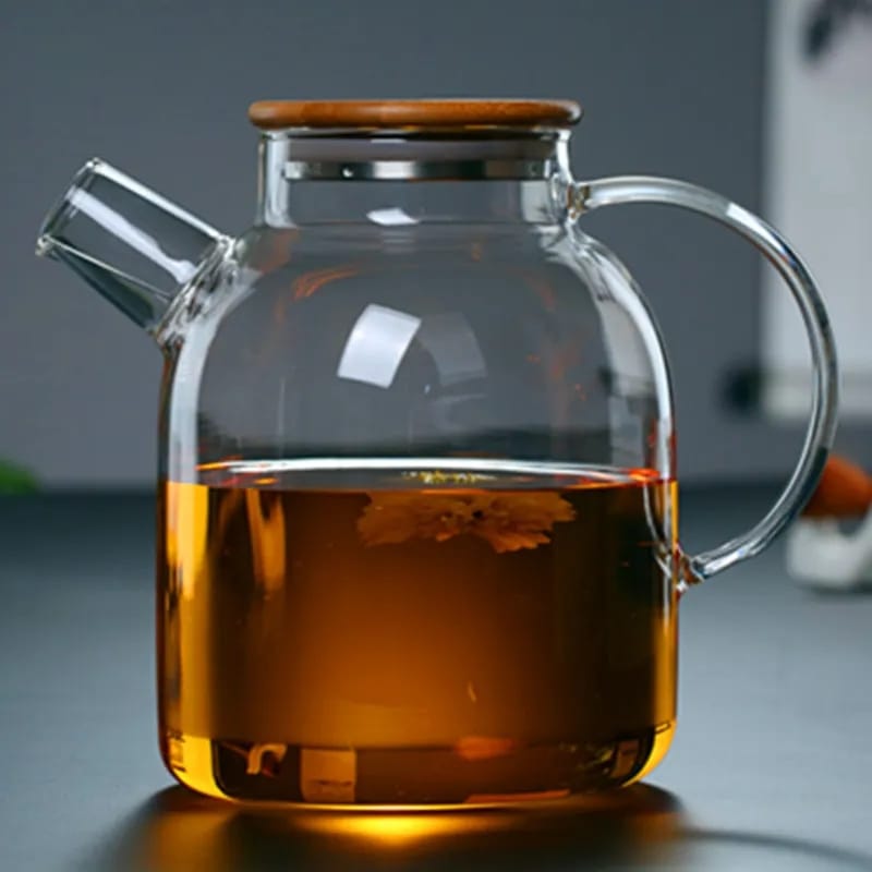 High Borosilicate glass tea pot 1500ml