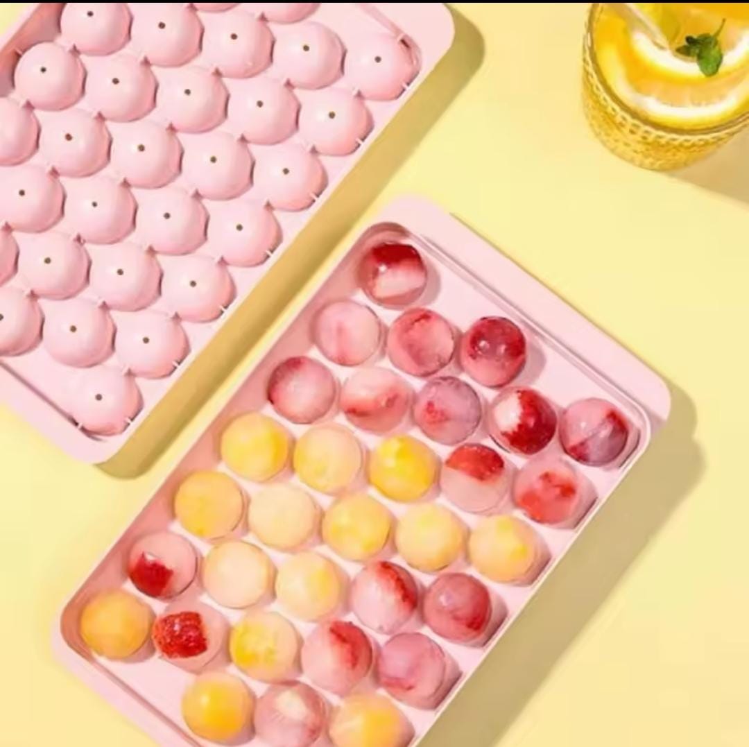 Round ice cube tray