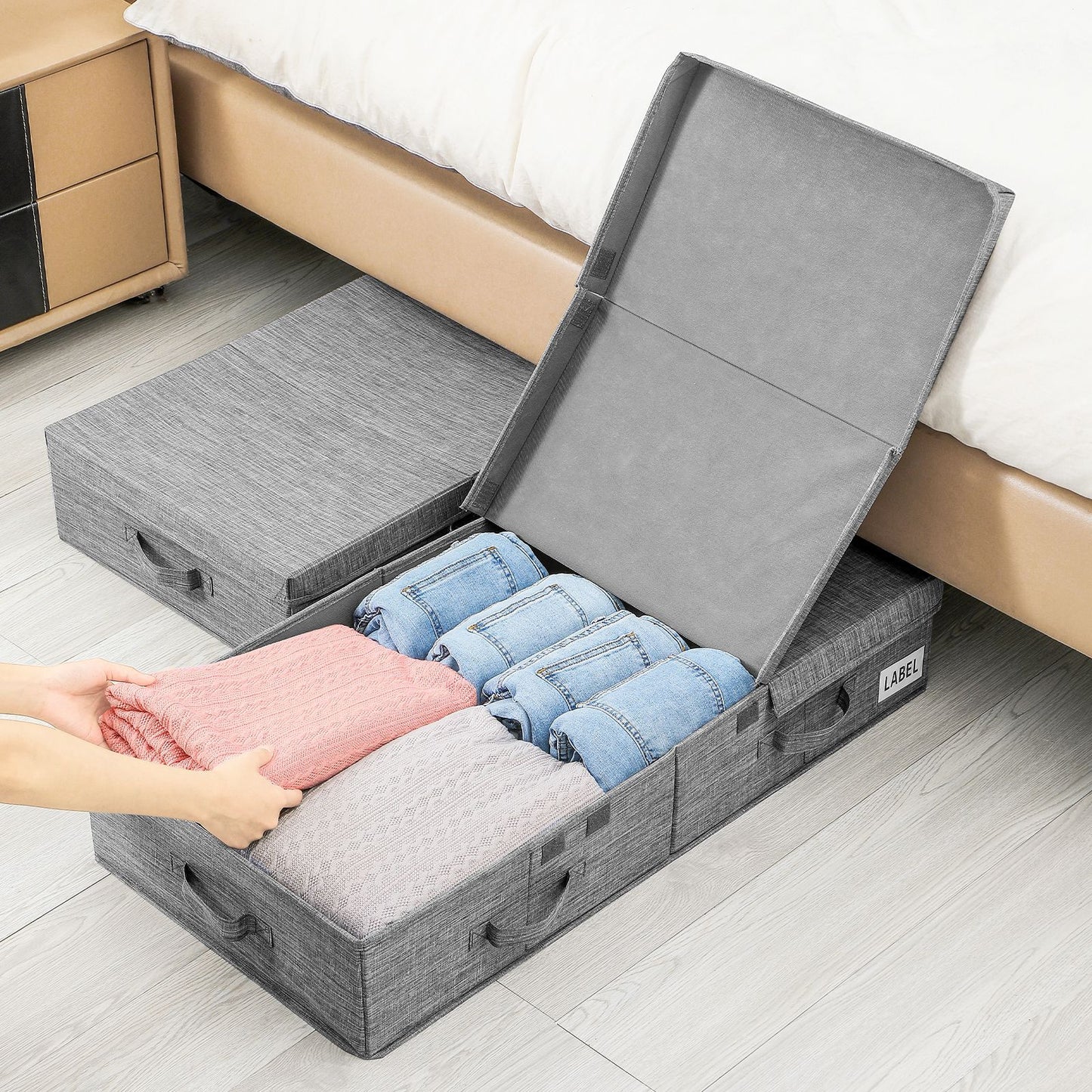 Large capacity closet organiser