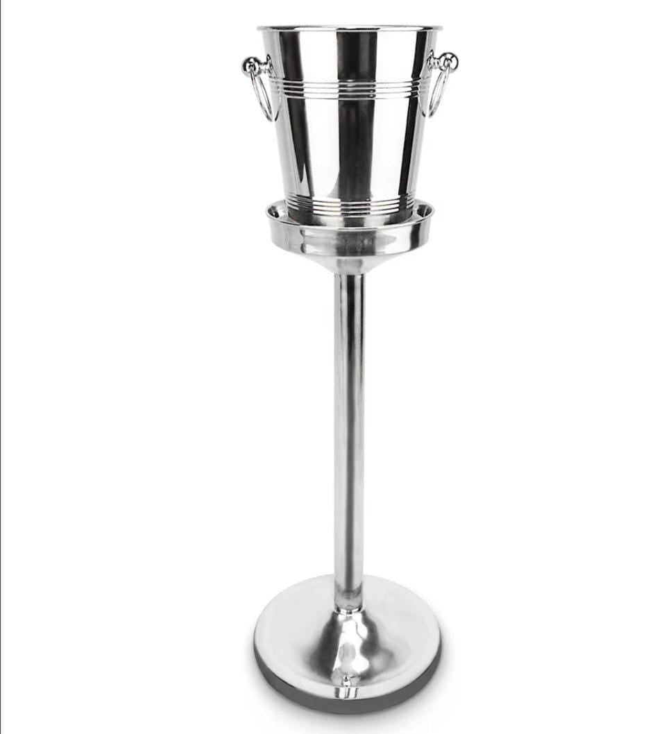 STAINLESS steel wine cooler