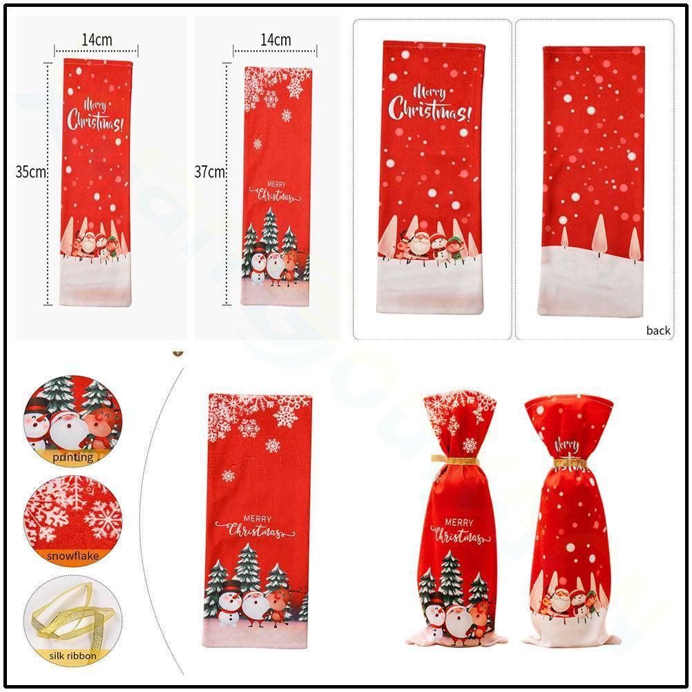 Gift / Wine bottle cover/ Christmas Gift bag