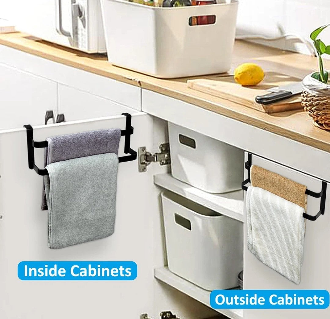 Double layer kitchen towel holder.