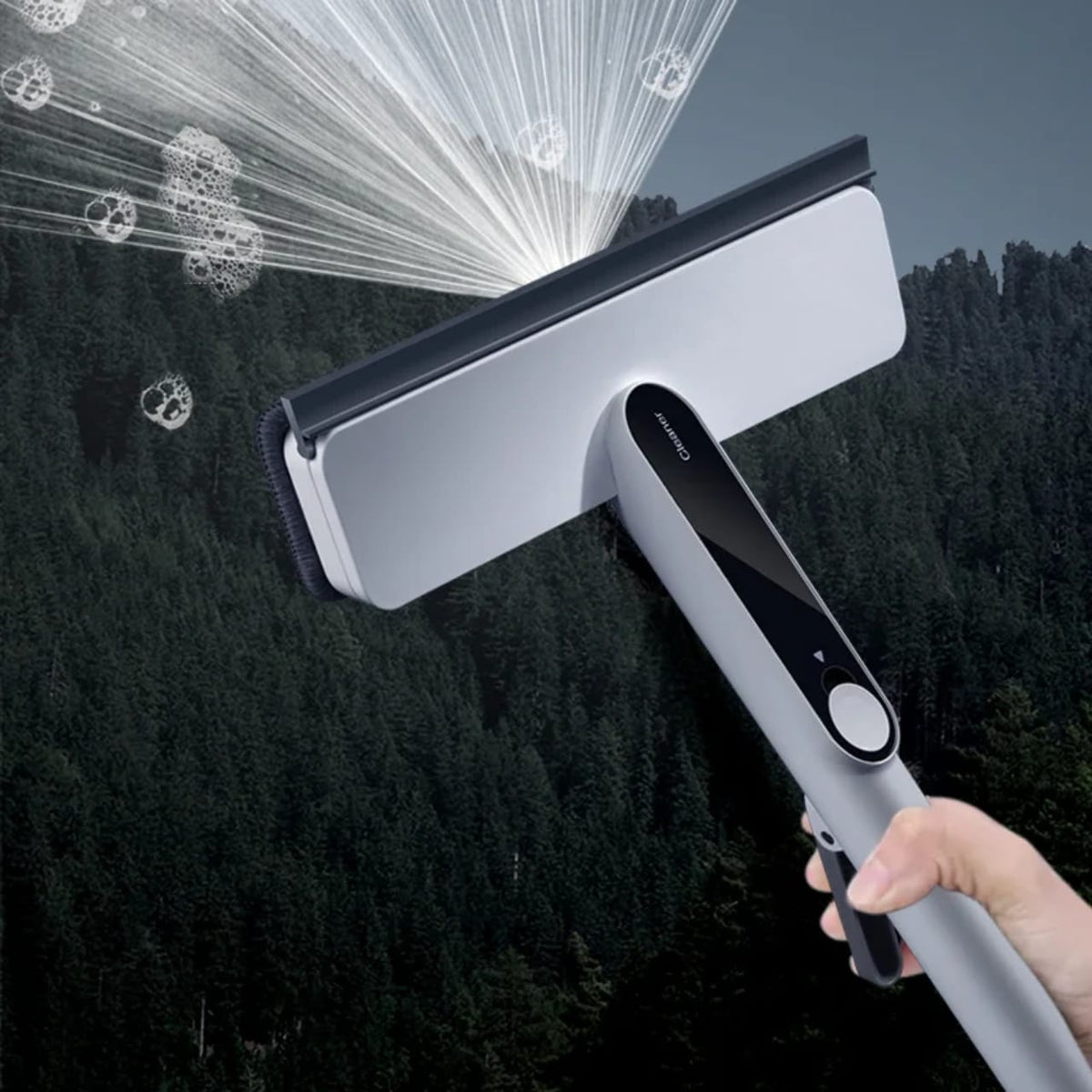 3 in 1 long handle Window cleaner