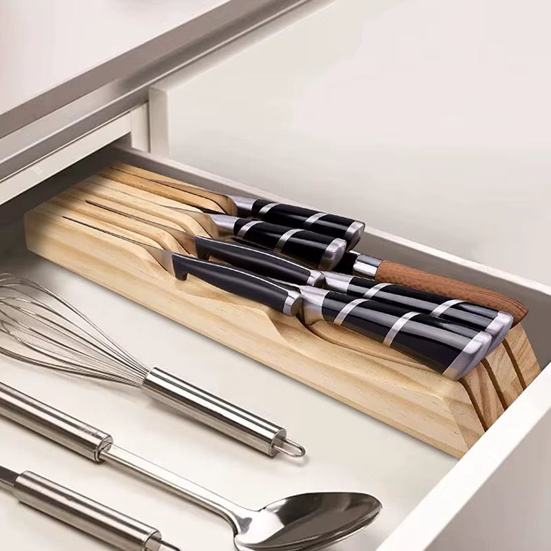 Heavy duty good quality Wooden Kitchen Knife Holder